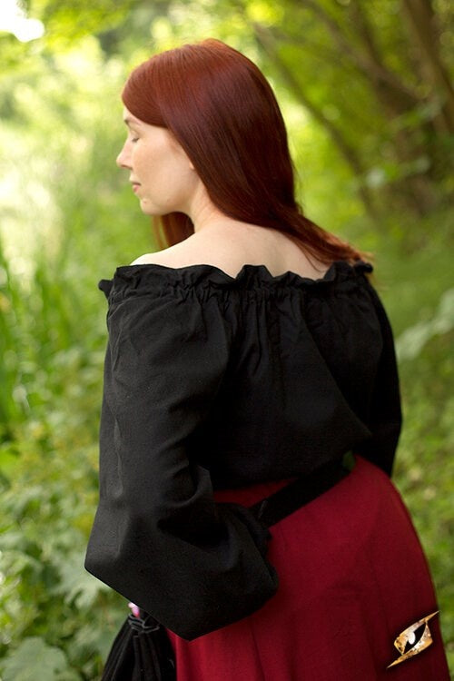 Pirate blouse Reid, black