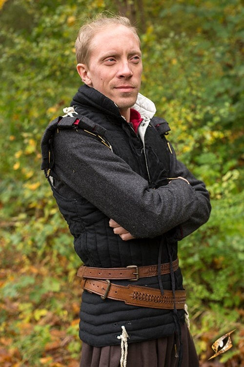 Flettet sværdbælte, brun