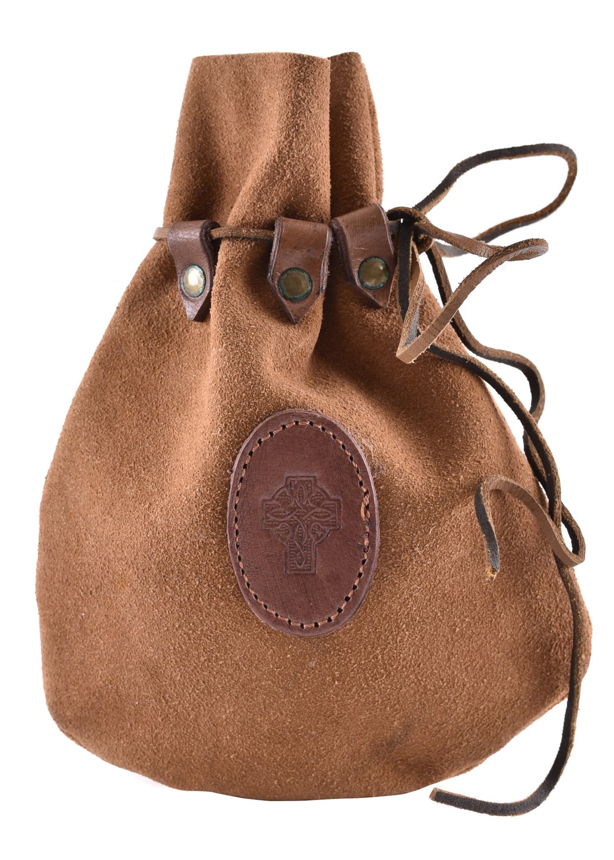 Celtic leather pouch