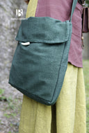 Medieval bag Ehwaz, green