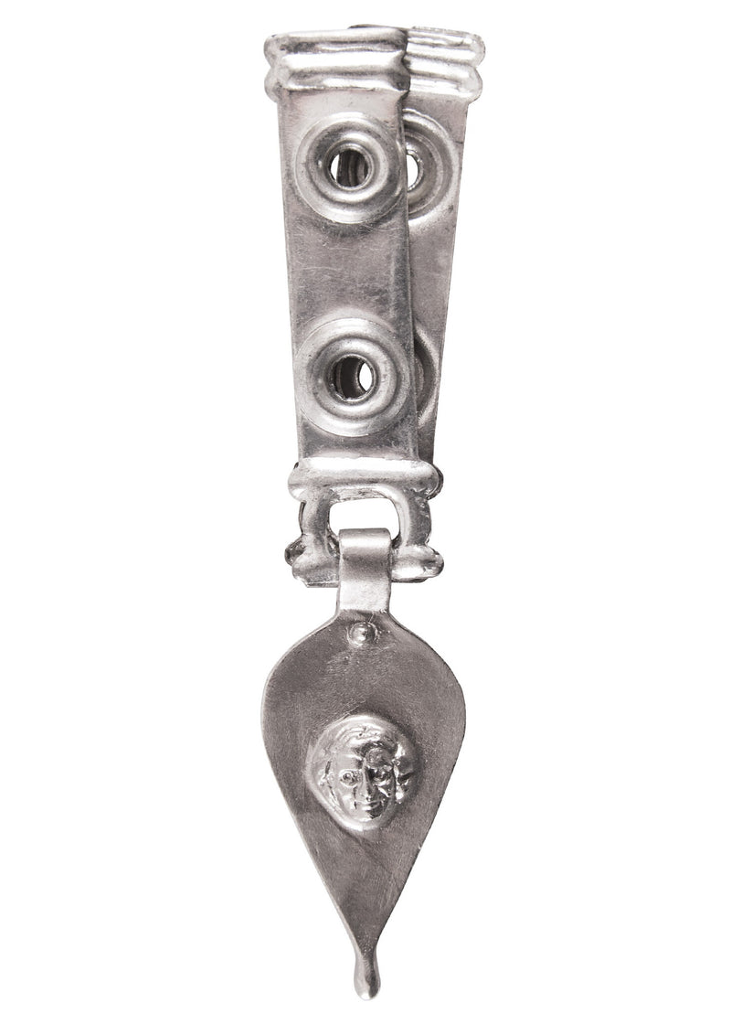 Romersk cingulum-bælteende Tekija, fortinnet messing