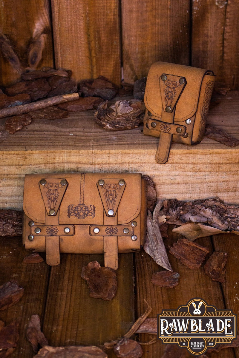 Duża sakiewka Bormund – brązowa