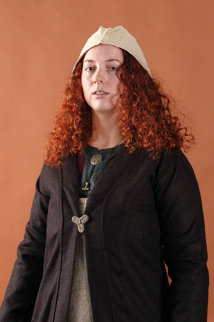 Birka cloak Aslaug, wool blend, brown