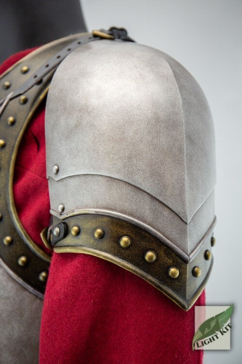 LARP medieval knight spaulders