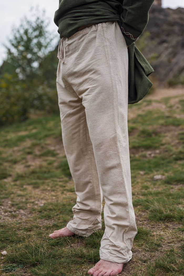 Linen Viking trousers, natural