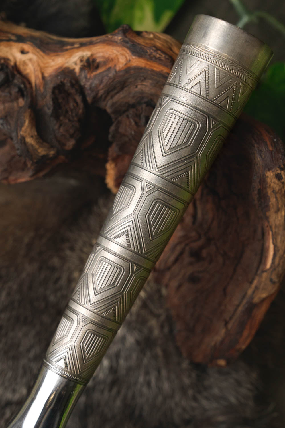 Viking Throwing Spearhead, ornate socket, semi-sharp