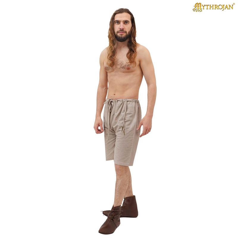 Middeleeuwse braies, linnen, naturel