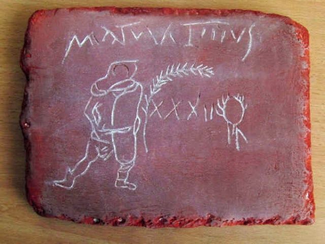 Reliëf / graffiti-plaat