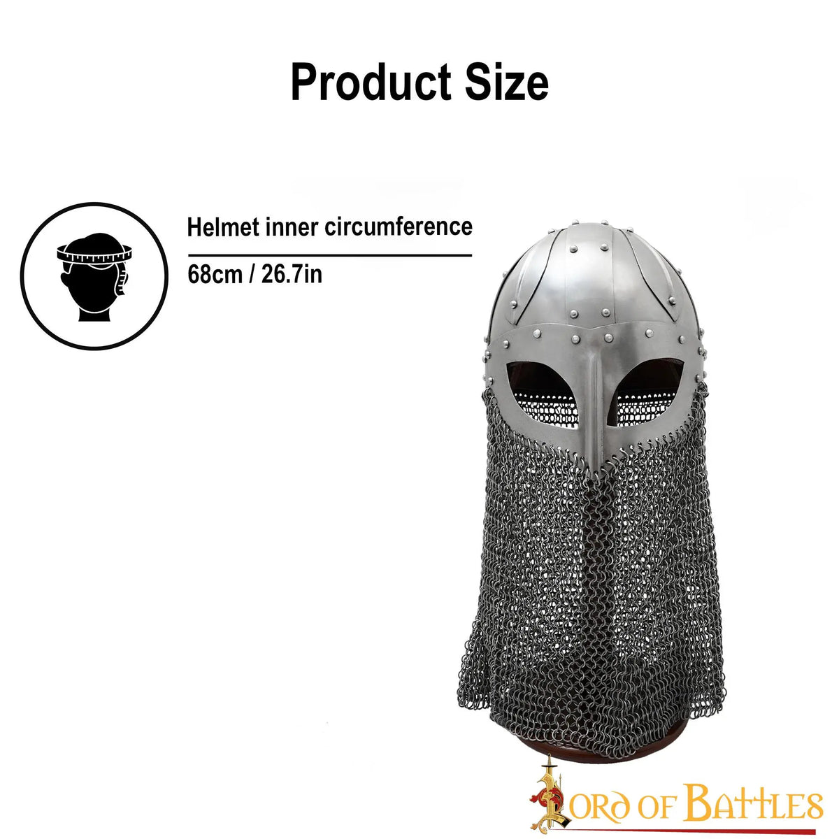 Viking helmet Haakon, 1.6 mm