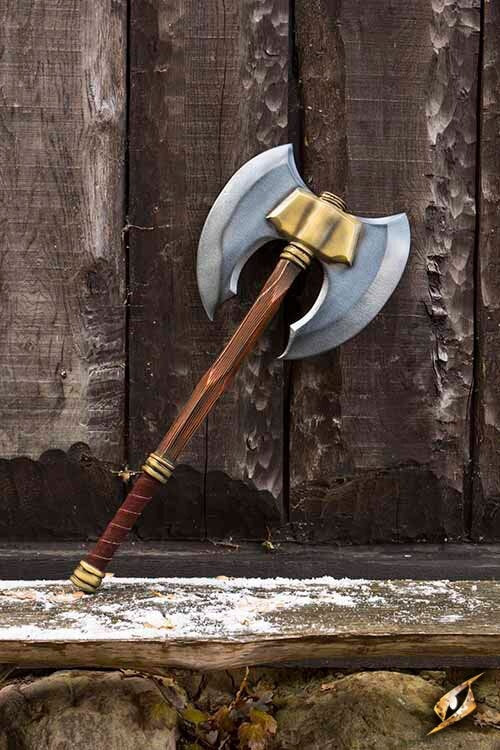 LARP double battle axe