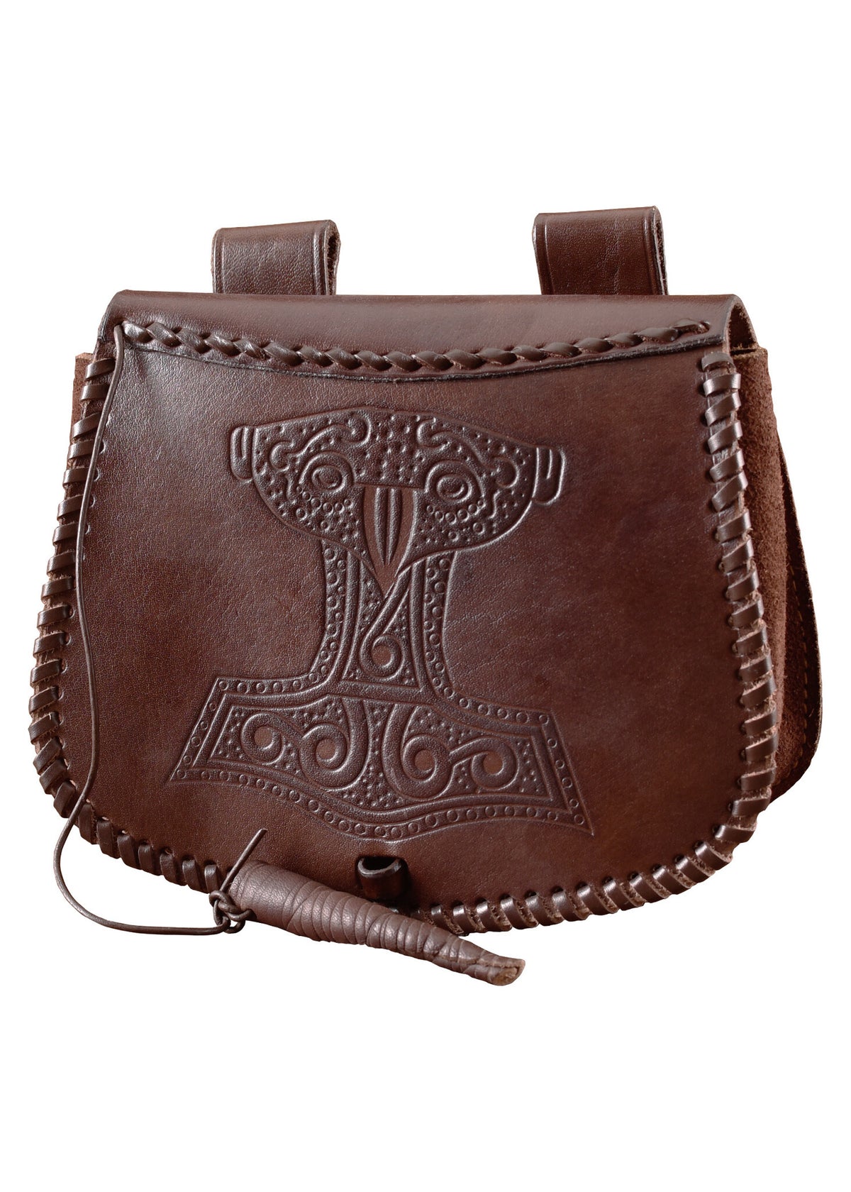 Leather Thor's Hammer Bag