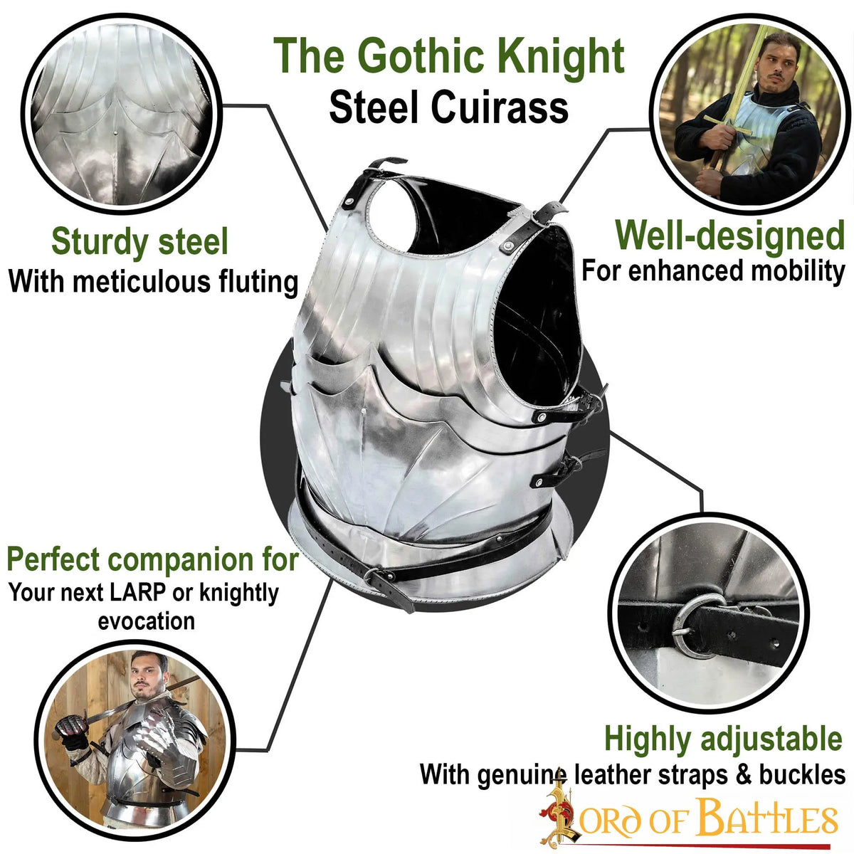 15th century Gothic cuirass, 1.2 mm