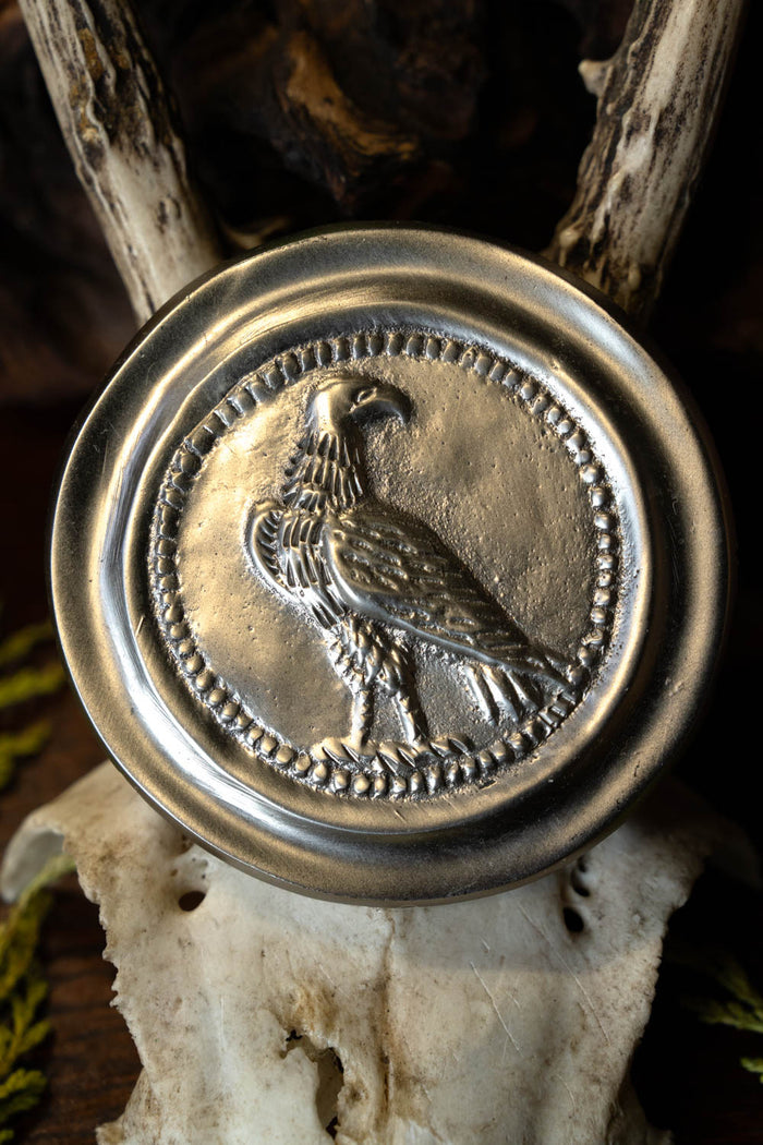 Roman phalera small eagle silver colour