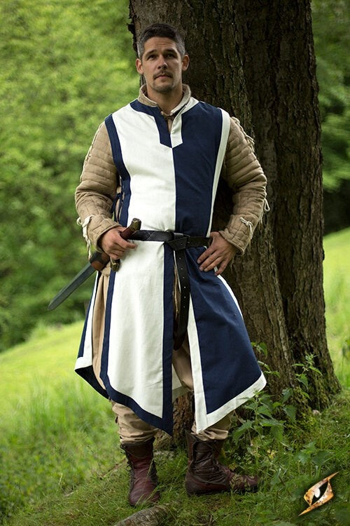 Surcoat Geoffrey, blue-white