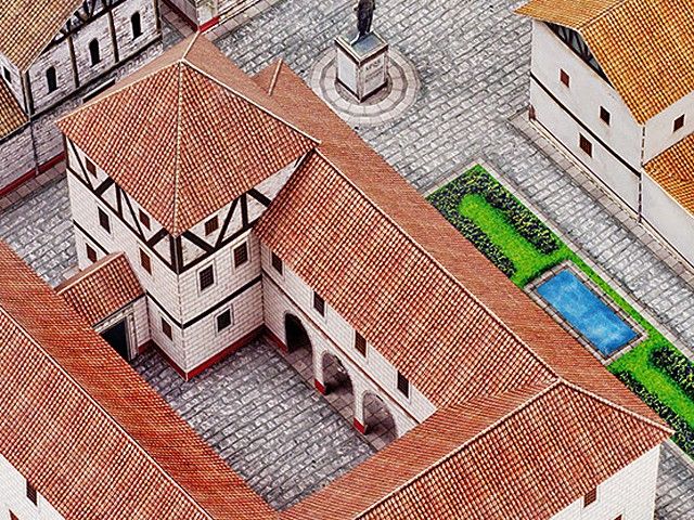 Model building kit Roman city