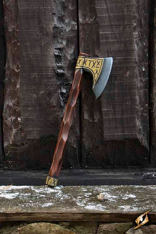 LARP Viking axe runes