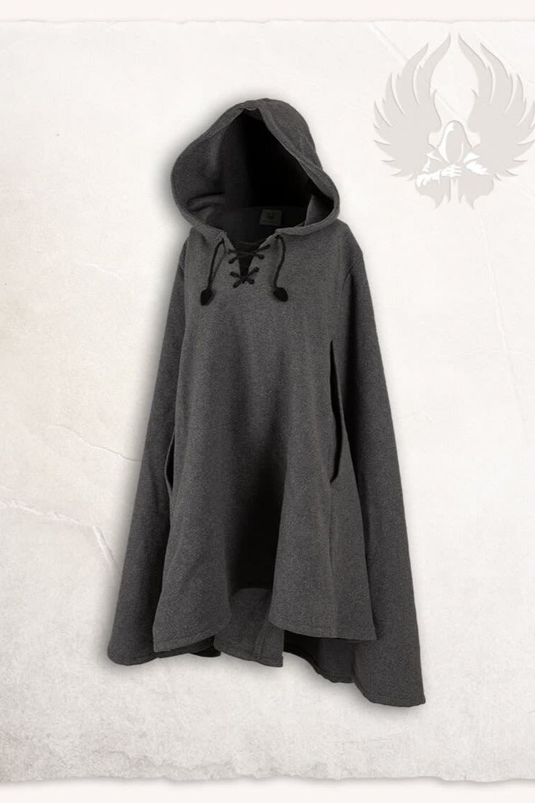 Gardecorp, travel cloak Raven, wool blend, grey