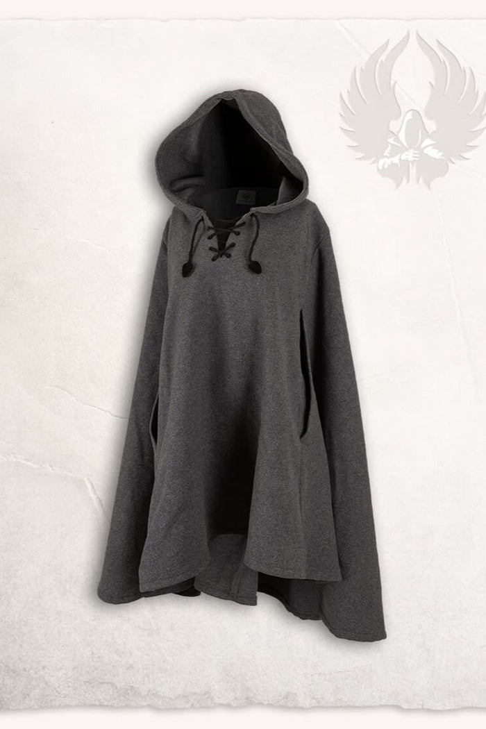 Gardecorp, travel cloak Raven, wool blend, grey