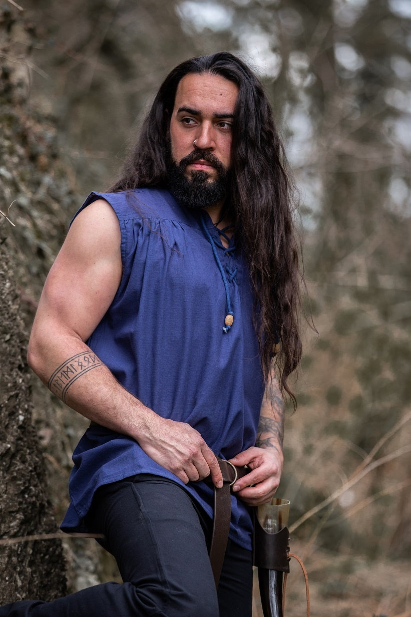 Medieval shirt Louis, blue