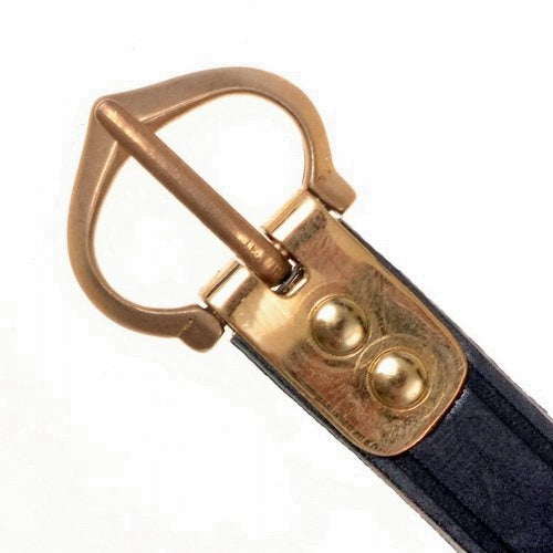 14th-15th century belt Beaufort, black, 151 cm
