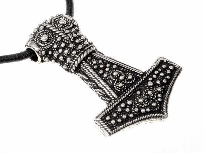 Thor's hammer of Oland, silvered bronze