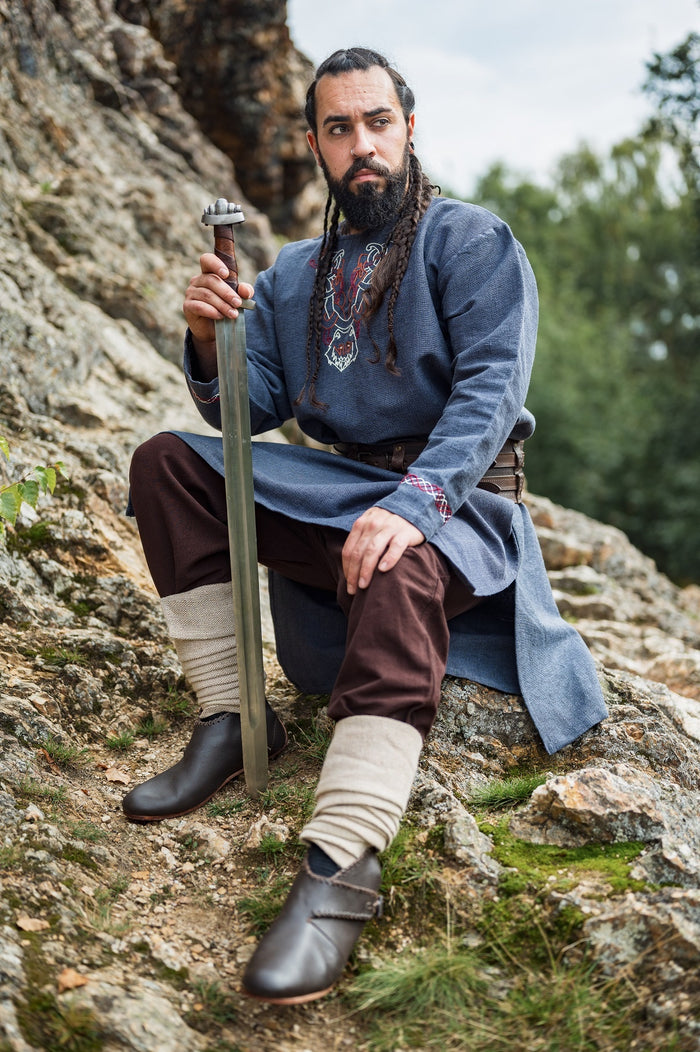 Germanic tunic Ulfhednar, blue