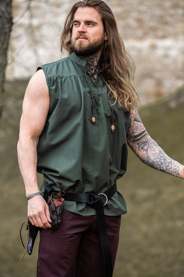 Medieval shirt Louis, green