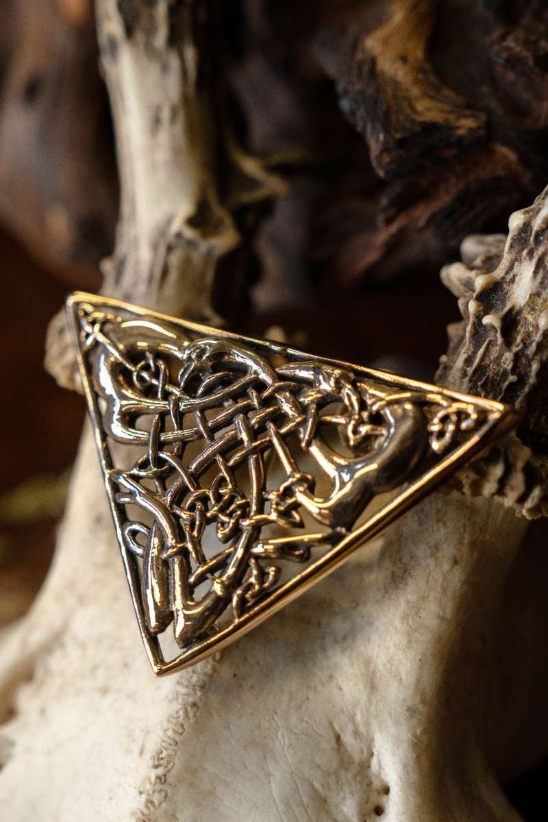 Gaelic Boken of Kells brooch, bronze