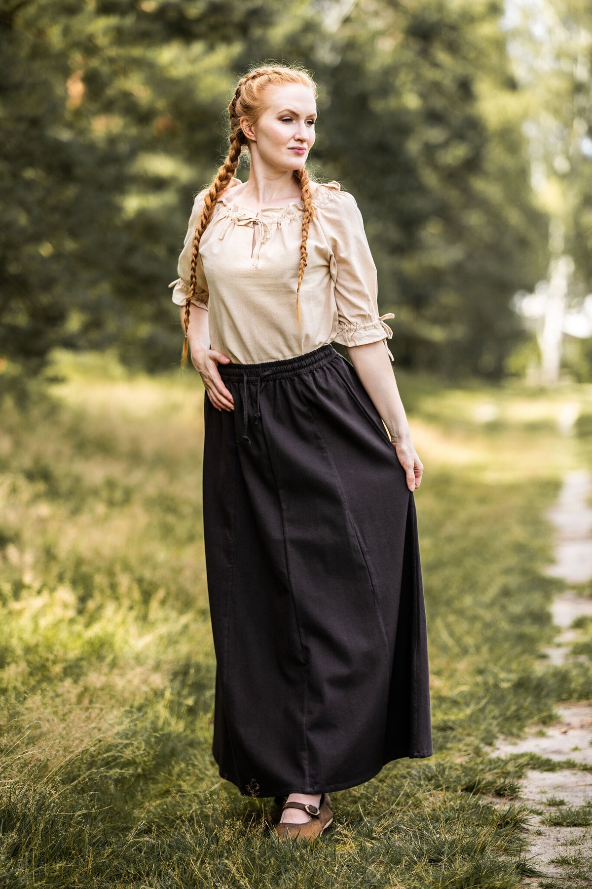 Skirt Jutta, brown