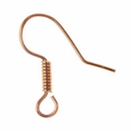 Earring hook, bronze
