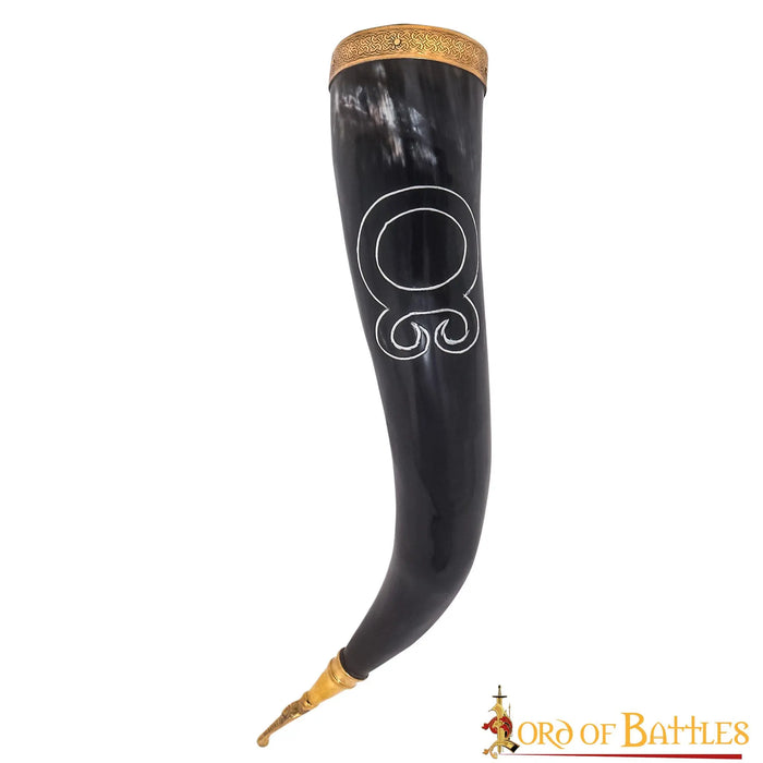 Drinking horn Troll cross deluxe, 300-500 ml