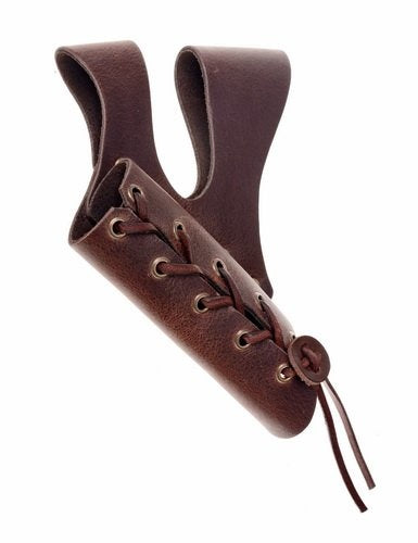 Sword holder with double belt loop, brown
