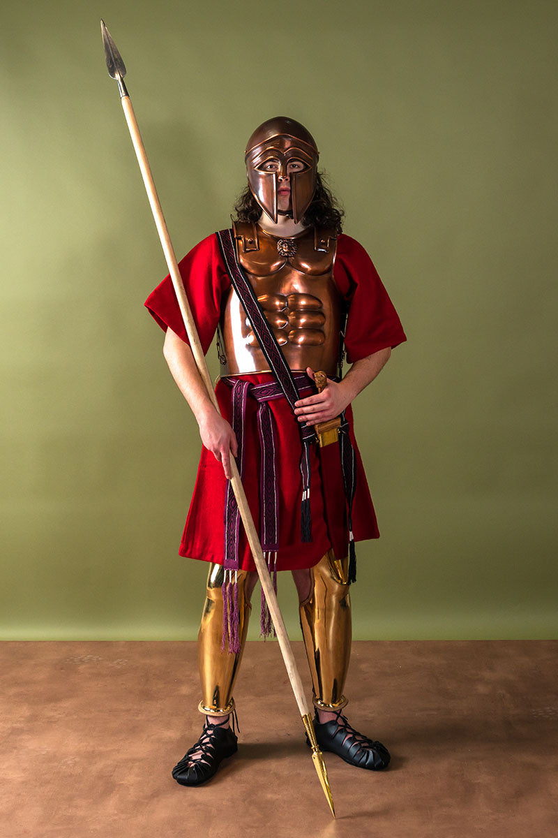 Korintisk-italiensk hjelm, bronzeret, 1,3 mm