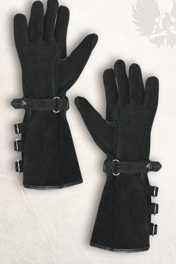 Leather gloves Kandor black