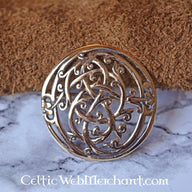 Bronze Urnesstyle Vikingbrooch, brass