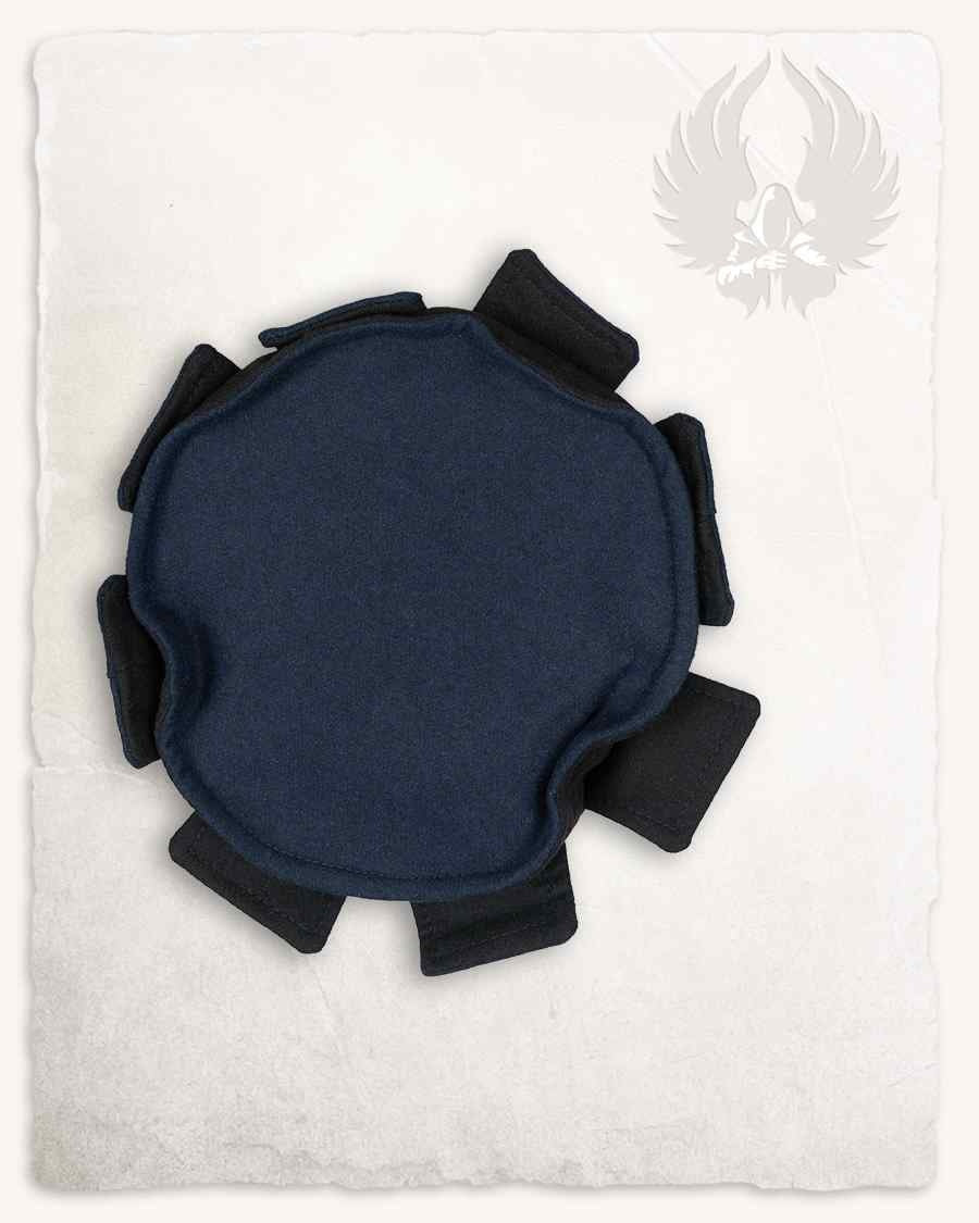 14th century hat, Codex Manesse, black-blue, wool mix