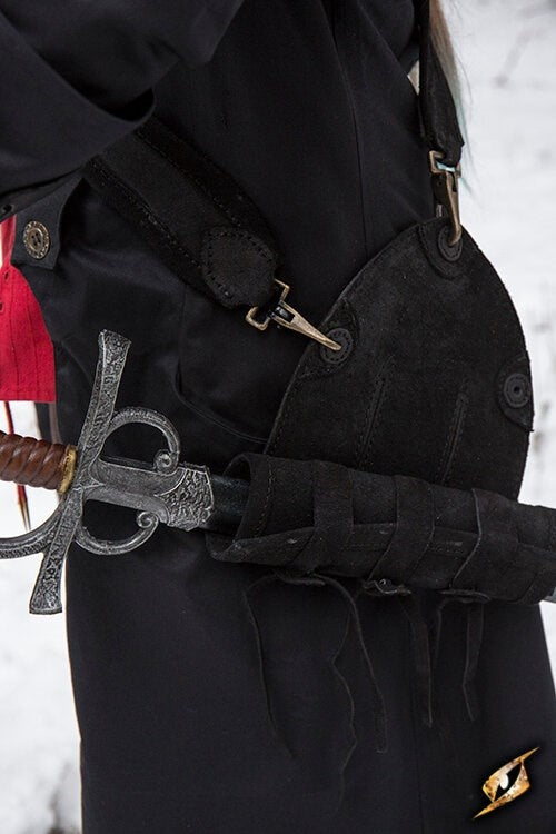 Pirate baldric, black