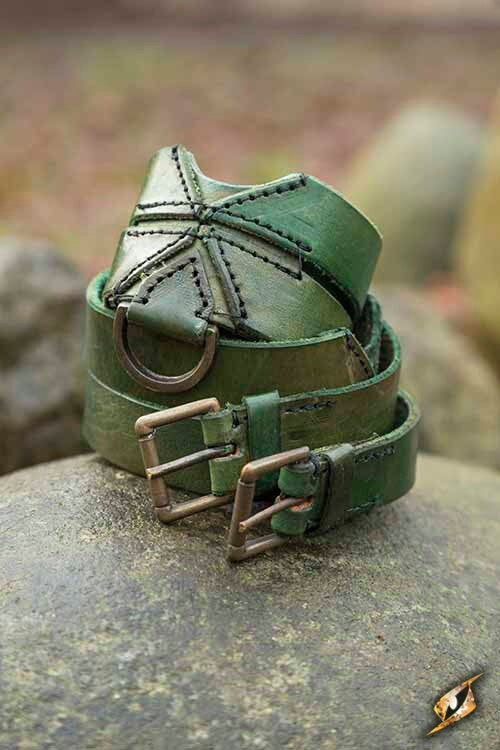 Twin X-belt, green, 110 cm