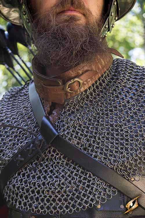 Bishop's mantle, chain mail collar, 9 mm