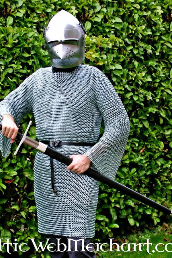 Hauberk, unriveted, galvanized 9 mm