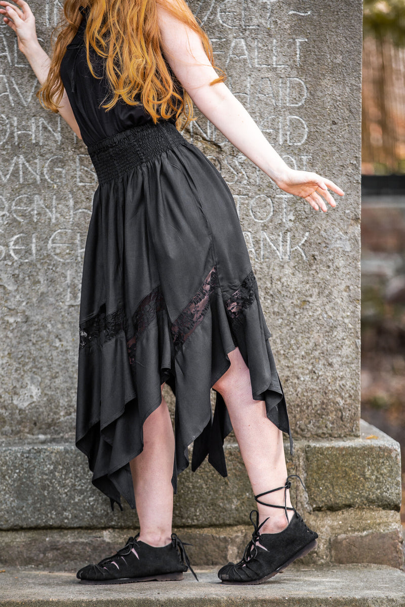 Heksenrok Selena, zwart