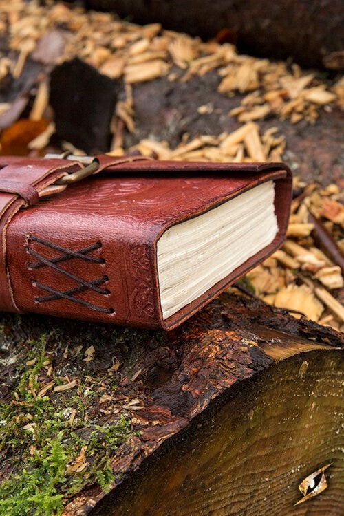 Leather diary Burgos, large