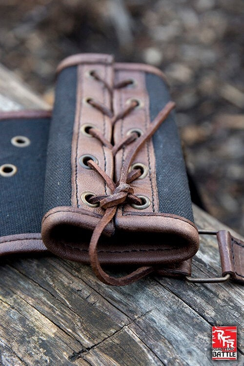 RFB Double LARP Sword Holder, Brown-Black