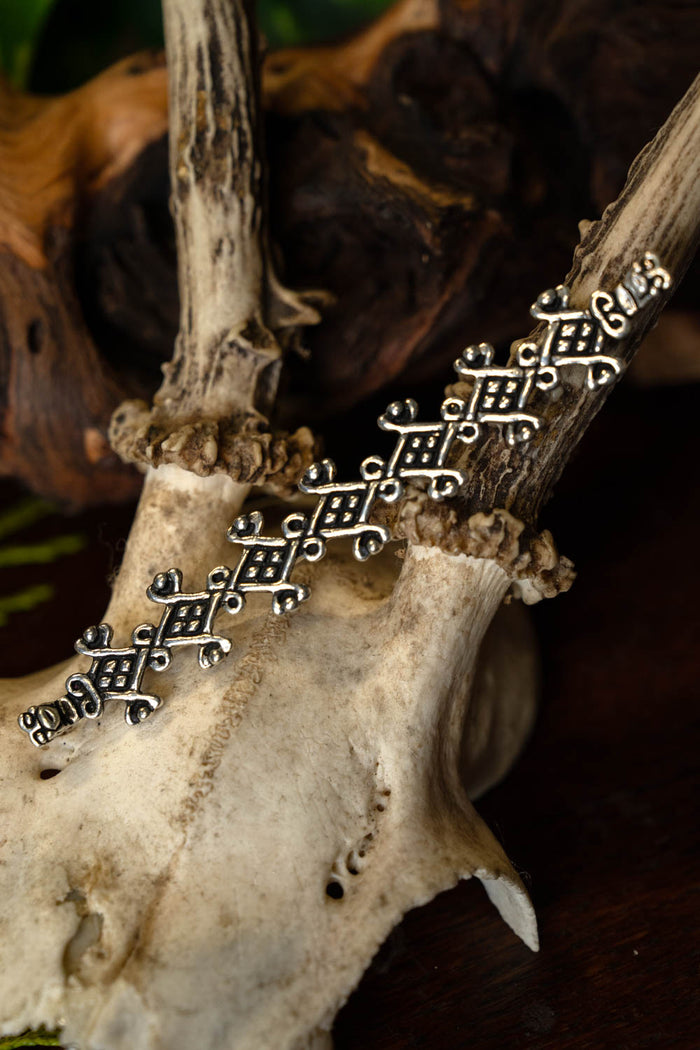 Birka jewel distributor, silvered bronze