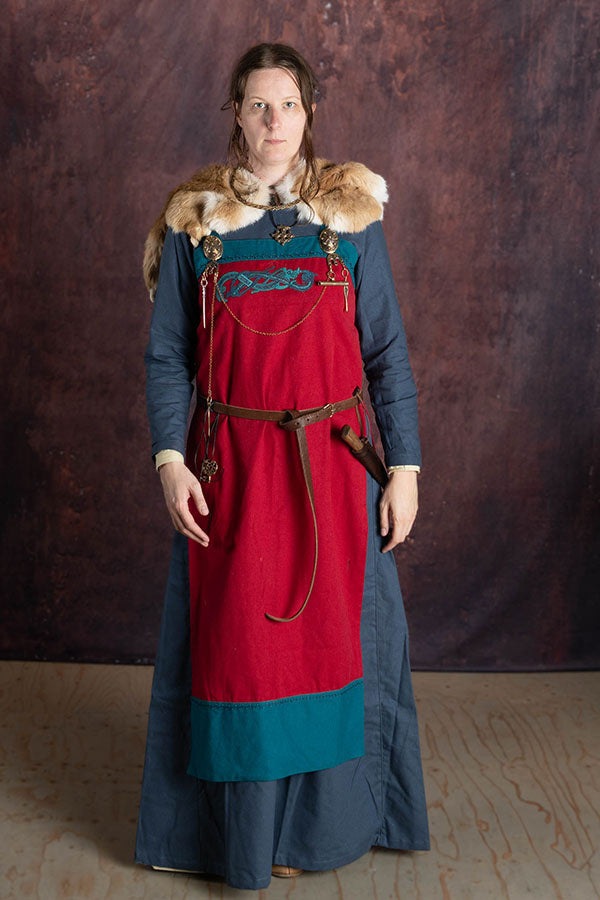 Hangeroc with Viking dragons, red