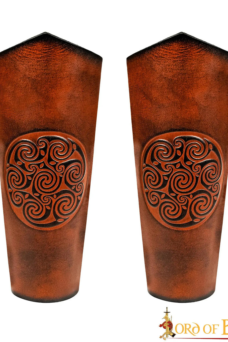 Brazales de cuero Ingalvur, largos