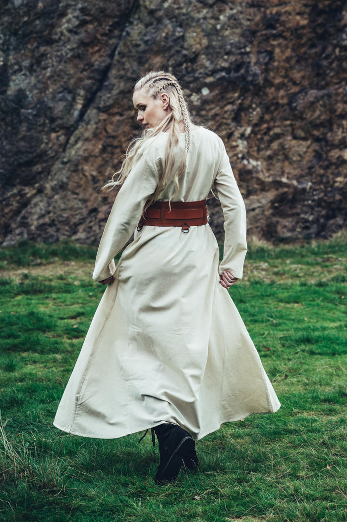Viking dress Valdis, natural