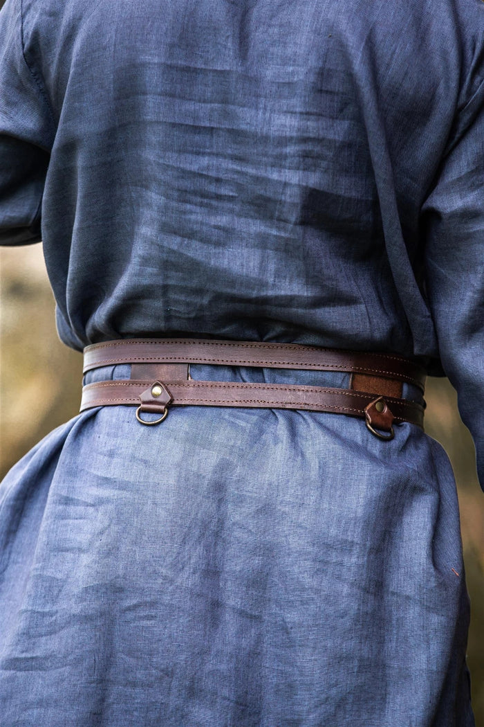 Double belt Ubbe, dark brown