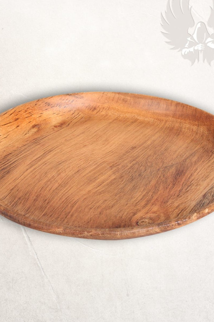 Medieval wooden plate