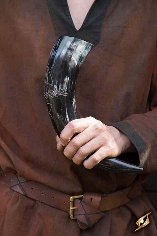 Celtic drinking horn 0,5L, dark